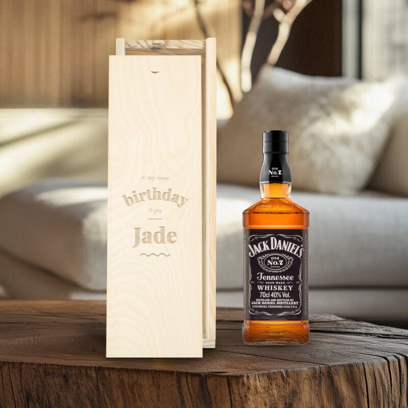 Bild von jack daniels whisky in gravierjpg | 🌟 Gravur nach Wunsch 🪄