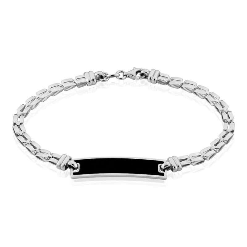 Bild von herren id armband silber vjpg | 🌟 Gravur nach Wunsch 🪄