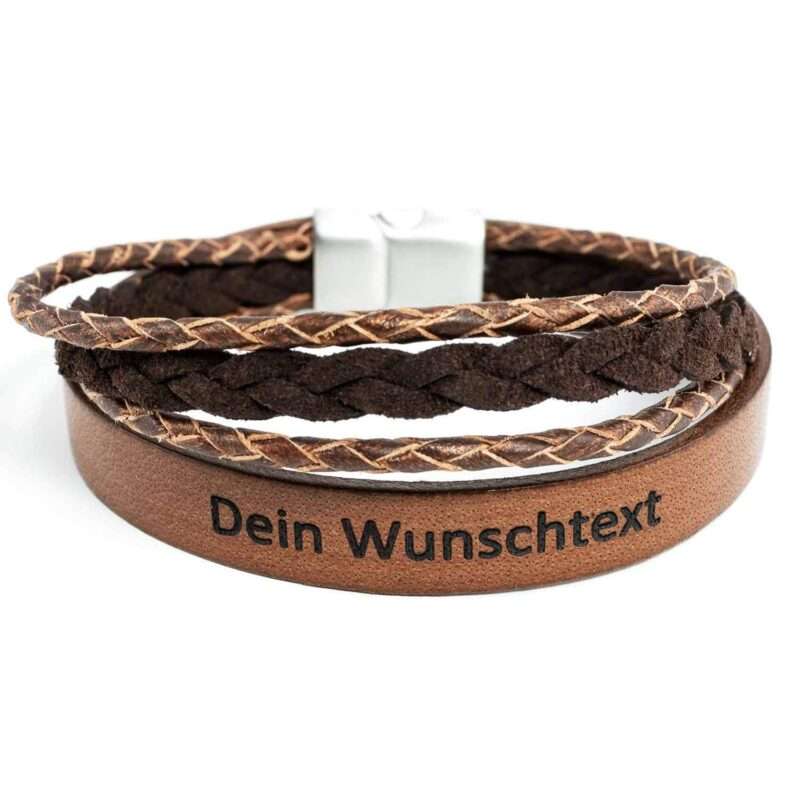 Bild von lederarmband mit gravur lederjpg | 🌟 Gravur nach Wunsch 🪄