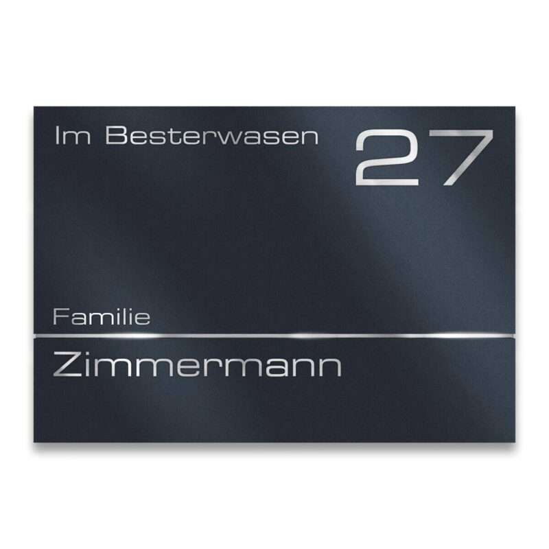 Bild von metzler hausnummernschild mitjpg | 🌟 Gravur nach Wunsch 🪄