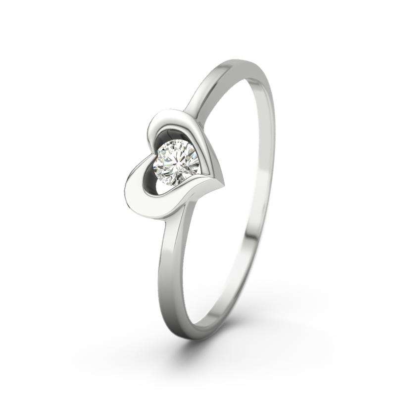 Bild von diamant sterlingsilberring lisjpg | 🌟 Gravur nach Wunsch 🪄