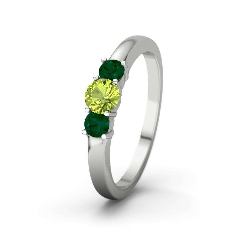 Bild von peridot sterlingsilberring roujpg | 🌟 Gravur nach Wunsch 🪄